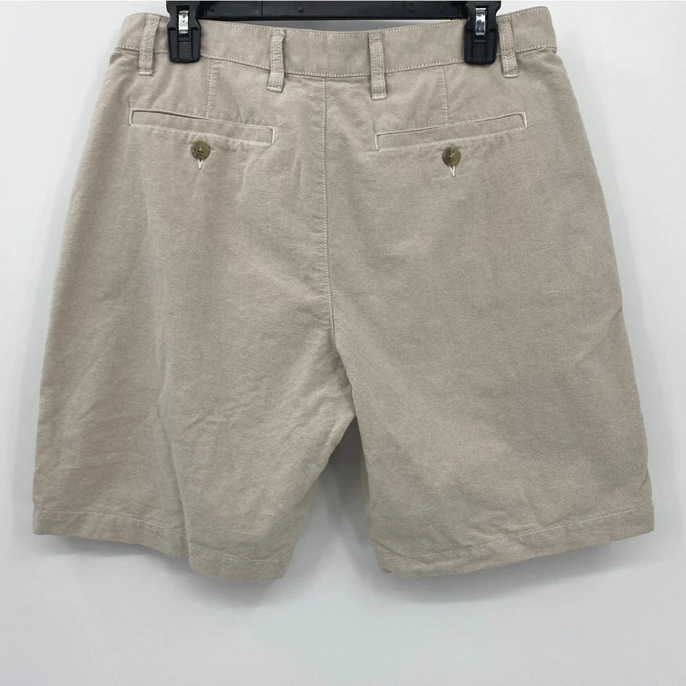 WEATHERPROOF Khaki Chino Shorts‎ Men's Size 32 Flat Front Casual Everyday